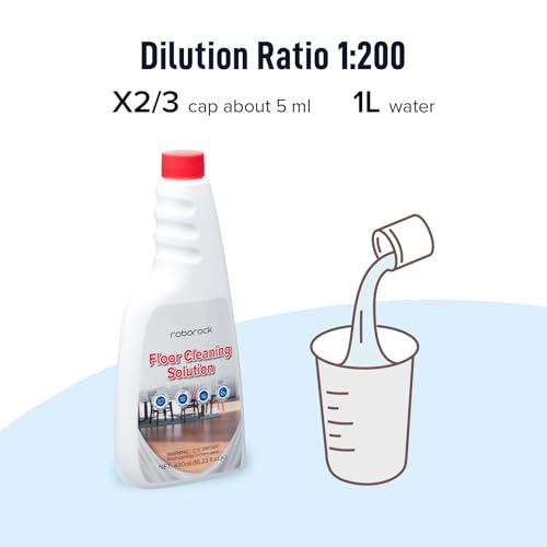 image for roborock Official Floor Cleaning Solution, Floor Cleaner for Hardwood 