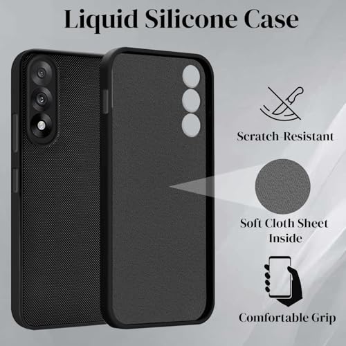 Image of Jkobi Back Cover Case for Oneplus Nord 5 (Textured Grip Design | Camera Protection | Slim and Light Weight | Soft Touch and Feel | Black)