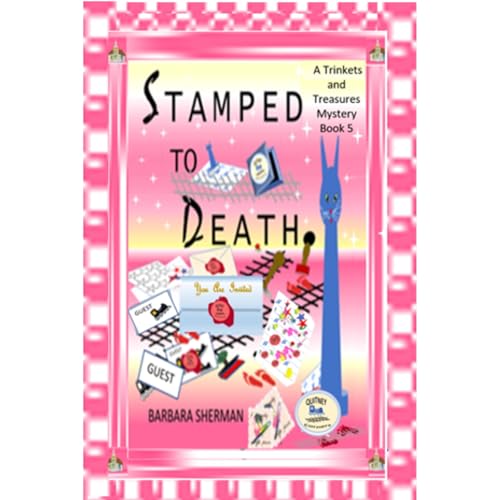 STAMPED TO DEATH Audiobook By BARBARA SHERMAN cover art