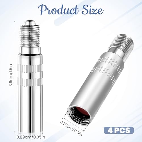 Image of Tire Valve Extender, 4 Pcs Tire Valve Extension - 39mm Valve-Stem Extension for Car, Motorcycle, Truck