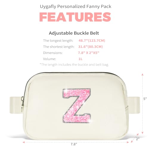 Image of Uygafly Gift for Teen Girls Kids Daughter Her - Birthday Gifts for 3 4 5 6 7 8 9 10 11 12 13 Year Old Girls,Fanny Pack Crossbody Bag Purse Belt Bag Cute Trendy Stuff | Cream,Z