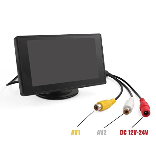 BW 4.3'' Color TFT Car Monitor - Support 480 x 272 Resolution + Rear-View Mirror System - Thumbnail 6