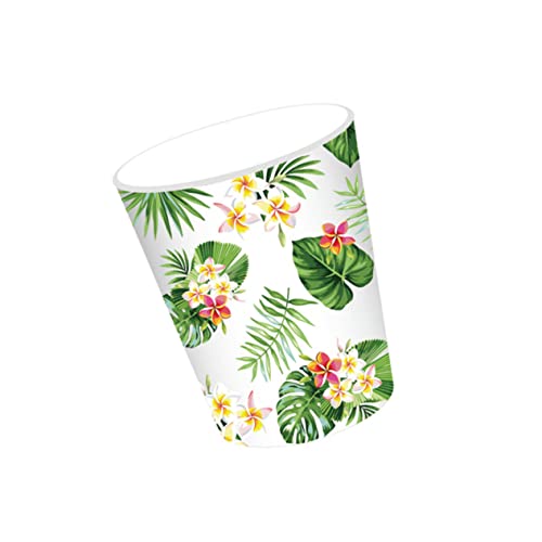 NOLITOY 48 Peças De Copos De Papel Descartáveis ​​Luau Decorações De Festa Decorações Havaianas Copo