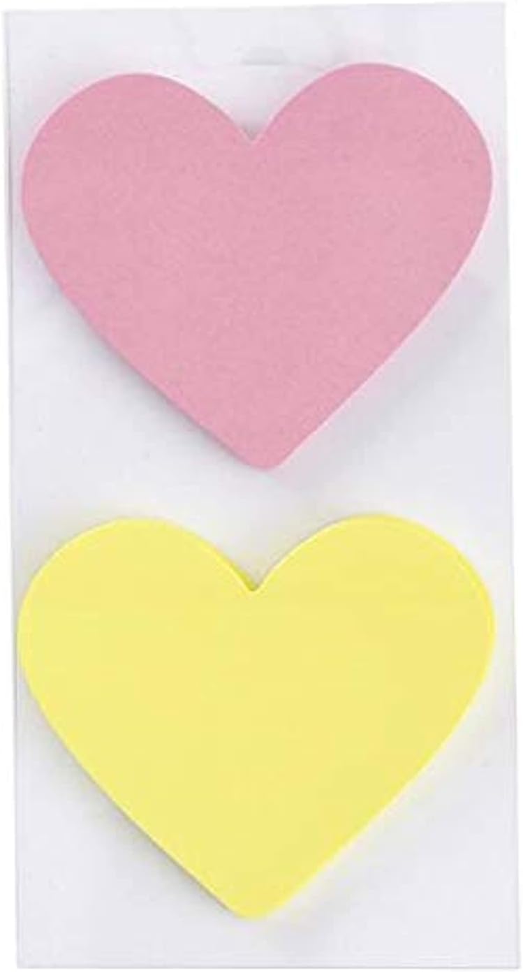 Hema Heart Shape Sticky Notes 2 Pack, One size