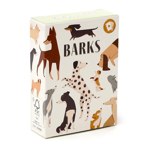 Puckator Barks Dog - Mazzo di carte da gioco standard