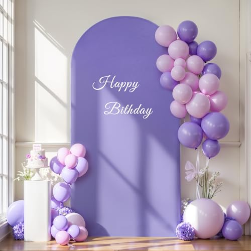Funda Lavanda para Arco de Fondo Fotográfico 6.6FT miniatura 7