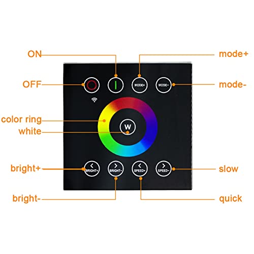 Techo de estrella de fibra óptica con potente iluminador LED de 32W y control táctil 4