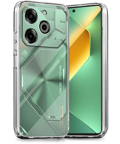 Image of Soft Silicone TPU Back Cover Compatible with Tecno Pova 6 Pro 5G