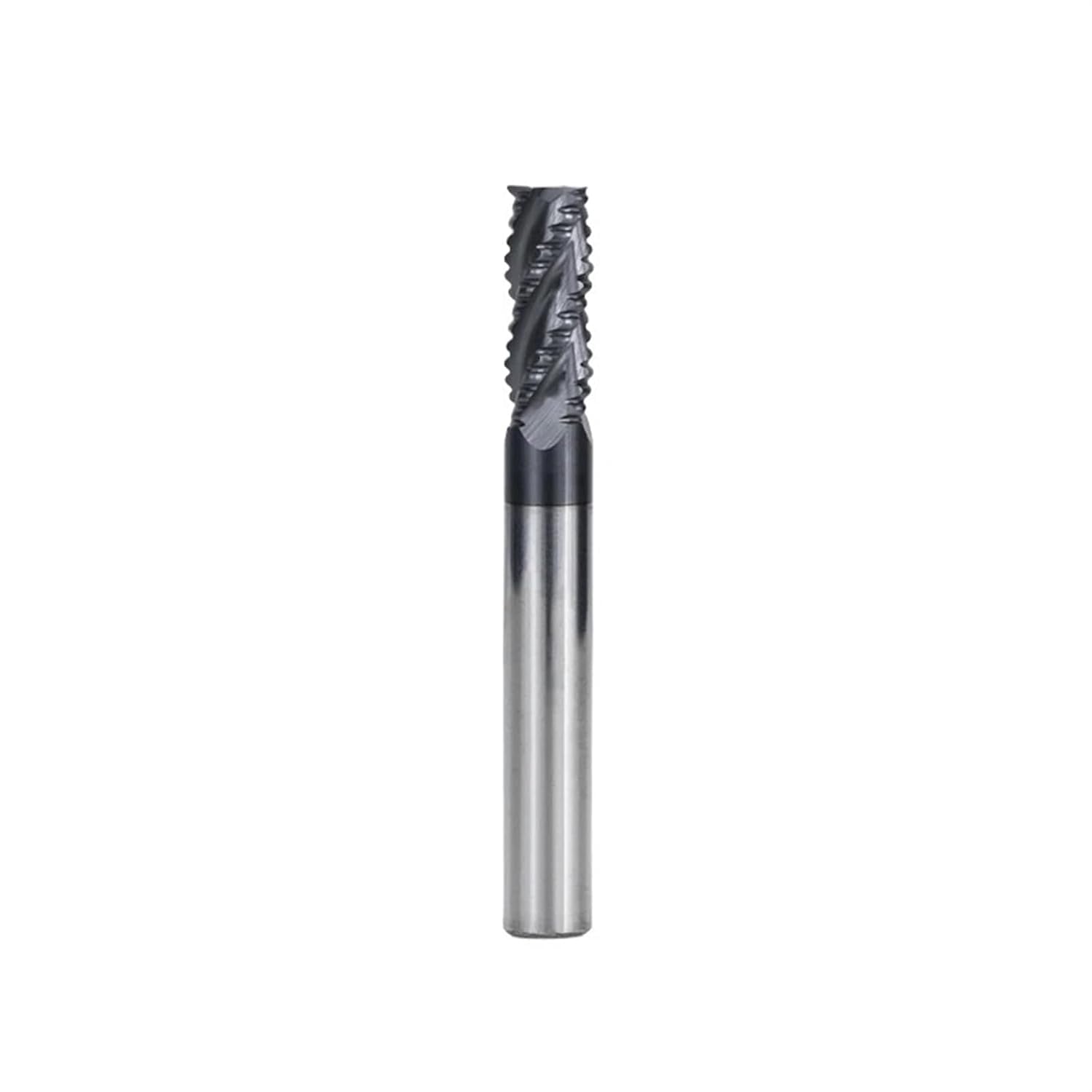 Fresa de extremo carburo, 1 Uds., fresa desbaste sólido, 4-12mm diámetro, 4 puntas fresado CNC, 50HRC(8xD8x25x75L)