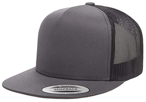 Yupoong Men's one_Size Trucker Cap, Black, Alpha