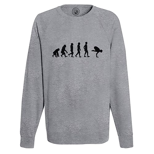 Sweat Shirt Homme Evolution Yoga en coton confortable pour la méditation