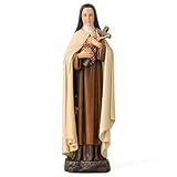 BC Catholic Saint Therese of Lisieux Statue, Religious Figure, Inspirational Gift for Home décor, 10