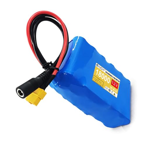 Batería de litio recargable 12V 18000mah para barco de cebo y control remoto de alta potencia