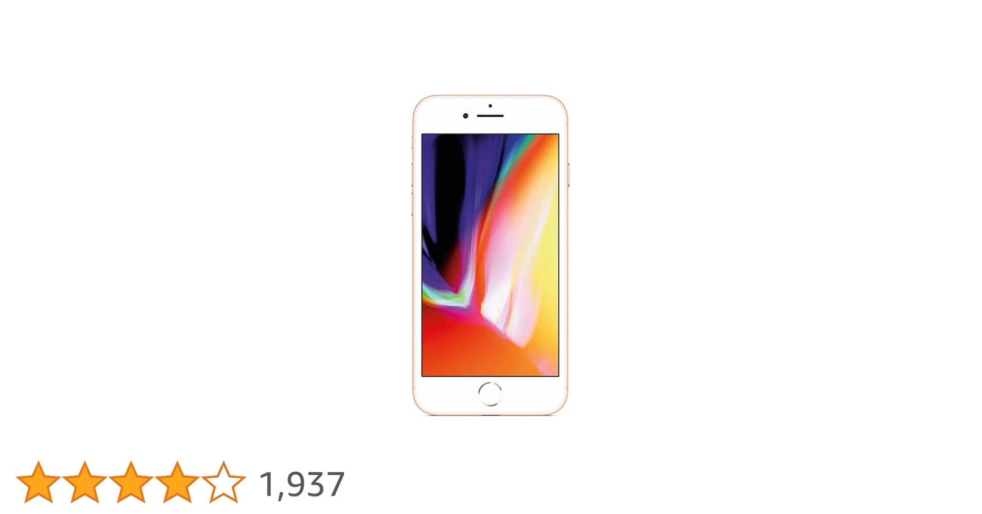 iPhone8 64G【No.5439】 Apple iPhone 8, Fully Unlocked, 64GB - Gold (Renewed