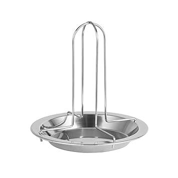 Negaor Outdoor Camping i ened Barbecue Roast Chi en Ra Baking Non-sti Roast Chi en Pan Roaster Ra Wi Bowl