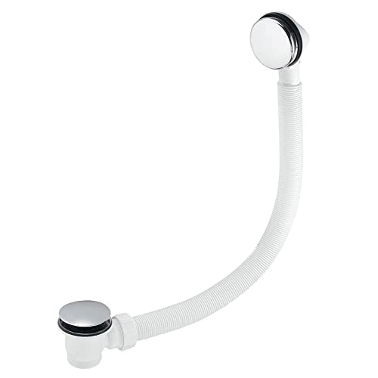 Mcalpine Cbwf70cb Bath Clicker Waste And Overflow 70Mm In Chrome Brass
