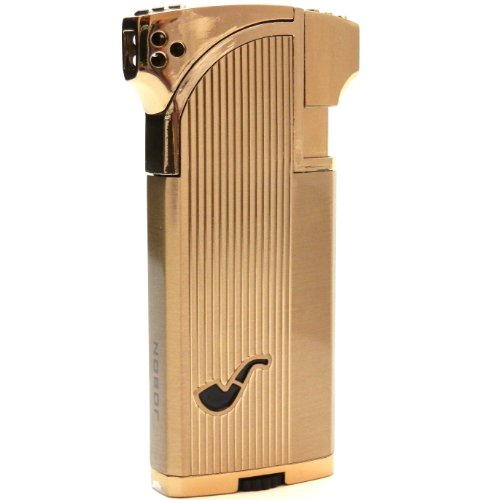 Mr. Brog Dual Tobacco & Cigar Pipe Lighter - 90 Angle Soft Flame for Tobacco Pipe & Straight Torch Flame for Cigar