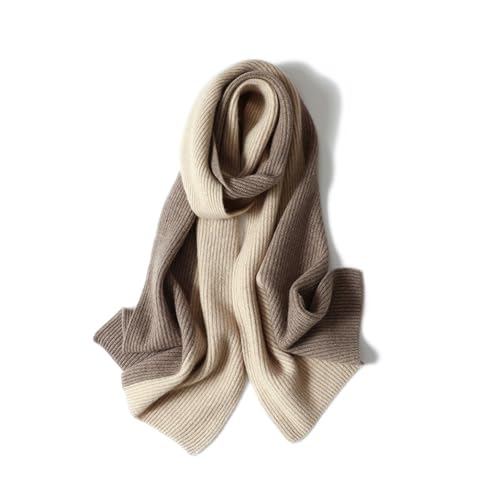Écharpe en pur cachemire femme chic et drapé luxe à blocs de couleurs