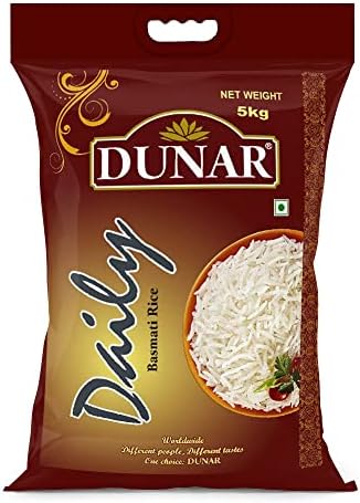 Dunar Daily | Long Grain Basmati Rice | 5kg