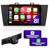 CGOGC Android Car Radio Upgrade Compatible with Wireless Carplay Android Auto for Subaru Outback Legacy 2015-2019 8 Core Touchscreen Stereo Bluetooth GPS WiFi AM/FM Backup Camera Navigation Head Unit