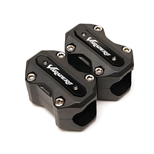 para XL1000 V Varadero XL1000 1999-2013 Protector motormotocicleta Protección Parachoques Barra Choque Bloque Decorativo(Negro) Cover