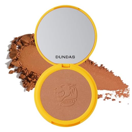 Dundas Bronzer Anonymous, Contour Powder for Face and Body, Bronzing Shimmer, Matte Finish, Face Make Up for All Skin Types, Cruelty Free Natural Makeup, Buildable Coverage, Easy to Blend, (Step 3)