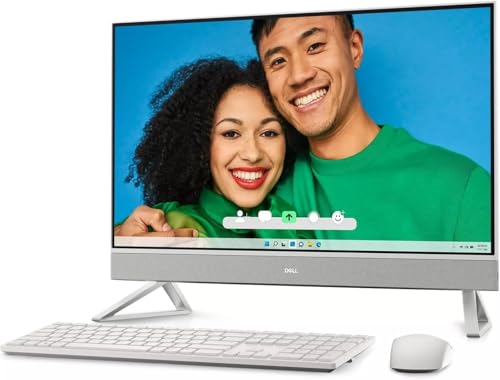 Image of Dell 27 All-in-One Desktop Computer, 27 inch FHD IPS Touch Display, Core 7 150U, NVIDIA GeForce MX570A, 32GB DDR5, 1TB SSD, Wireless KB & Mouse, Windows 11 Pro for Business & Study