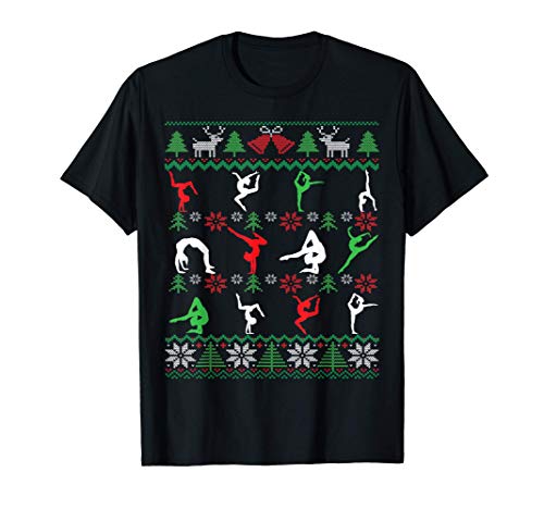 Gimnasia | Navidad | Regalo de Gimnasta Gymnastics Christmas Camiseta