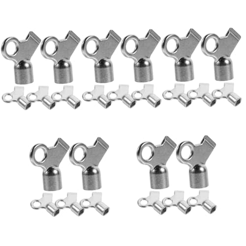 Chiave Della Valvola Di Scarico Da 25 Pezzi Di Utilità Del Gas Chiavi Con Presa Quadrata Di Spurgo DellImpianto Idraulico DellAcqua In