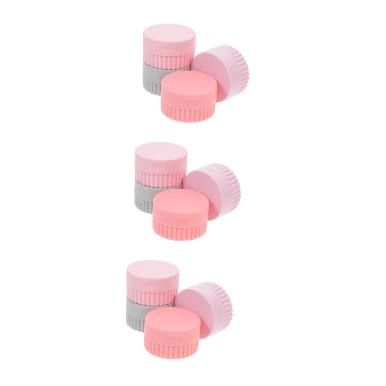 VALICLUD 3 Sätze Pillendose Hautpflege Klein Reisen Wöchentliche Pille Pille Pille Tragbar Erinnerungs-pillen-organizer Dosis Behälter Erste Cremes Mit Kieselgel 4 Stück * 3