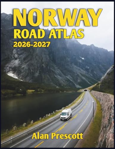 Norway Road Atlas 2026-2027: Large Print Fjords, Northern Lights Routes and Scenic Drives, All Regions, National Parks, Cities and Coastal Highways (The Clear Road Atlas Series)