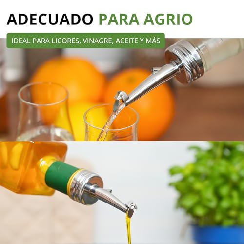 Dosificadores para botellas en tu cocina: picos Westmark de acero inoxidable 4