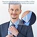 Wahijihe 112 PCS Collar Stays for Men's Dress Shirts,Plastic Collar Stays Dress Shirt Collar Inserts for Any Shirt with Collar,4 Sizes