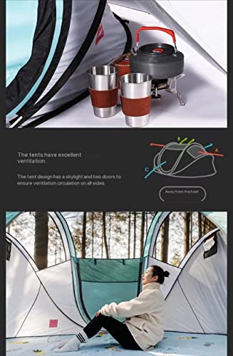 Carpa camping automática panorámica rápida anti-tormenta miniatura 4