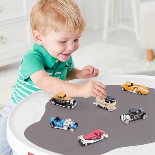 Image of Galaxy Hi-Tech Model Alloy Vehicle Model Vintage Metal Cars 6 Pcs Vehicles, Car Play Set for Toddlers,Boys Die-Cast Car Set, Birthday Decorations Gift Movie Vehicle Racing for Kids, Multicolor