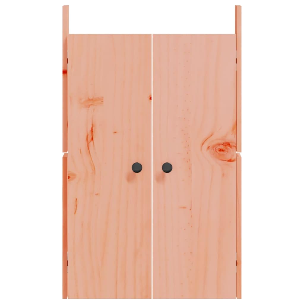 vidaXL Puertas Cocina Exterior MEPPEL 2 uds, Puertas para Armario Mueble, Puertas de Repuesto, Decoraciones para Cocina de Jardín, Madera Maciza de Douglas