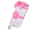 ds. distinctive style Bouteille d'eau de Lapin sans Goutte 350 ML / 12 oz Chiots Caisse Distributeur d'eau Cage pour Animaux de Compagnie Suspendus Bouteilles d'eau (Rose)