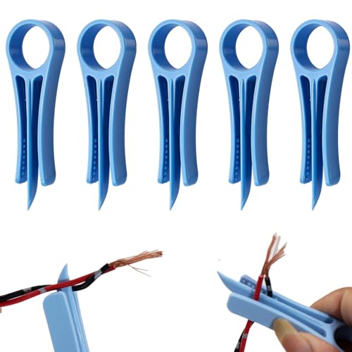 5 PCS Network Cable Untwist Tool, Wires Separator Tools, Engineer Wire Straightener for CAT5/CAT5e/CAT6/CAT7 Wires Pair Separator Tools Quickly & Easily Untwists