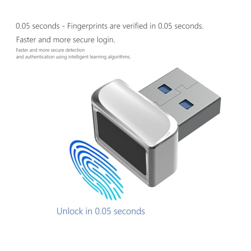 Escáner de huellas USB portátil con sistema multilingüe para cajas 8
