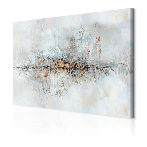 Tableau acoustique abstrait decomonkey 120x80 cm pour decoration salon et bureau