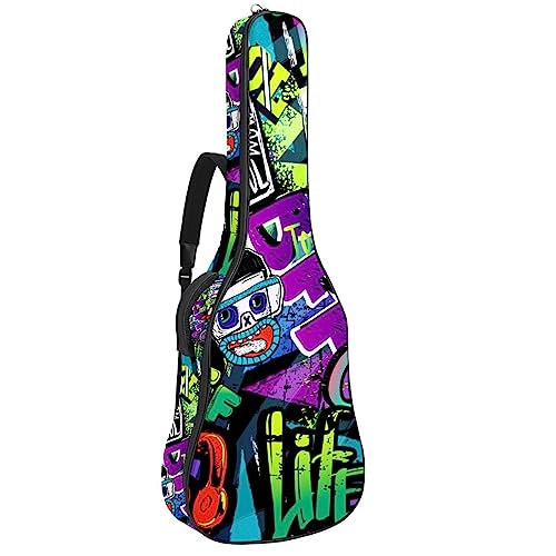 Housse pour guitare acoustique – Motif cachemire traditionnel – Grande housse pour guitare – S’adapte à la plupart des tailles de guitare, Multicolore., 42.9×16.9×4.7 in, Motif imprimé tendance - Les Beatles, Paul McCartney, John Lennon, RIngo Starr, George Harrison Housse pour guitare acoustique - Motif cachemire traditionnel - Grande housse pour guitare - S'adapte à la plupart des tailles de guitare, Multicolore., 42.9x16.9x4.7 in, Motif imprimé tendance