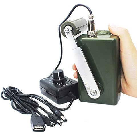 Hand Crank Generator for Outdoor Charging Cover