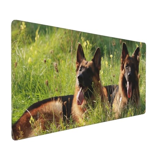 Tapis de souris Berger Allemand pour le bureau et l'ordinateur