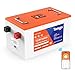 TEMGO 12V 460Ah Self-Heating LiFePO4 Lithium Battery with Touchable Screen, APP Monitoring, Built-in 300A BMS, Max. 3840W Load Power, 5880Wh Usable Energy, 5000+ Cycles, Perfect for RV/Camper, Solar.