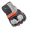 Hero MotoCorp Cycling Leather Short Riding Gloves - Knuckle & Finger Protection, Touch Screen Sensitive, with Palm Slider (Size L)
