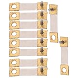 IMIKEYA 10 Stück Standuhr Reed Metalluhrteil Metalluhr -Teile Uhrzubehör Uhrenteile Und Zubehör Federn Für Die Pendelaufhängung Einer Standuhr Pendelfedern Für Vintage-Uhren Silver