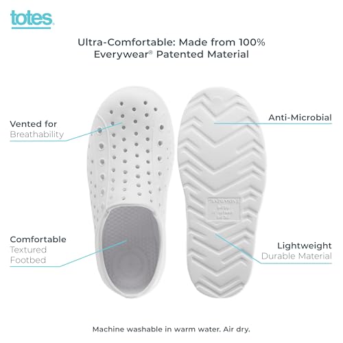 totes Unisex-Child Everywear Lightweight Waterproof Contoured Splash and Play Eyelet Sneakers2
