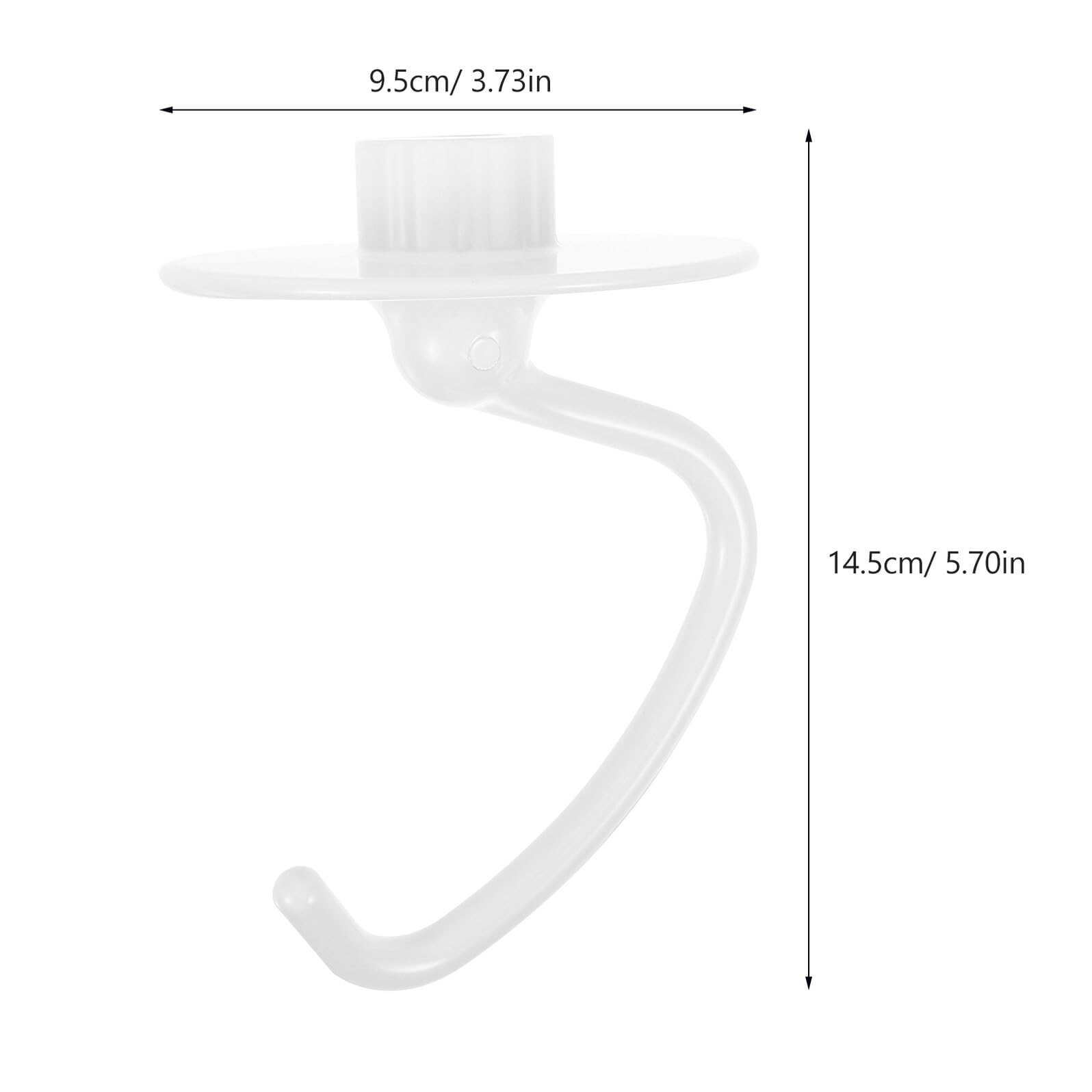 Toyvian Accessoire Socle en Aluminium ou Pétrisseur pour Crochet Batteurs sur Robuste à Crochet à Pâte Pétrir la Cuisine Boulangerie Maison ou Professionnelle