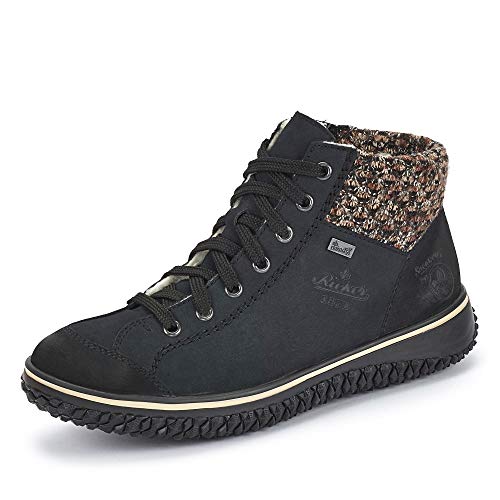 Rieker Z4243, Botas Mujer, Azul (Pazifik/Terra), 40 EU
