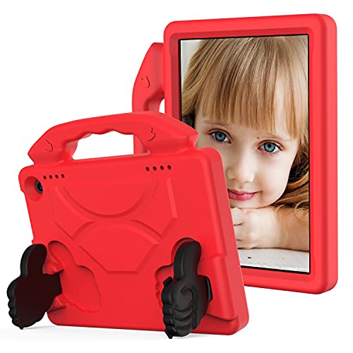 ^ubgPCP[X Kindle Firê߂ HD8 / HD8 PLUSi2020jq̂߂̃^ubgP[X͑ϏՌ̌yʂł GoGՌیpnhX^hJo[ obNP[XJo[ (Color : RED)